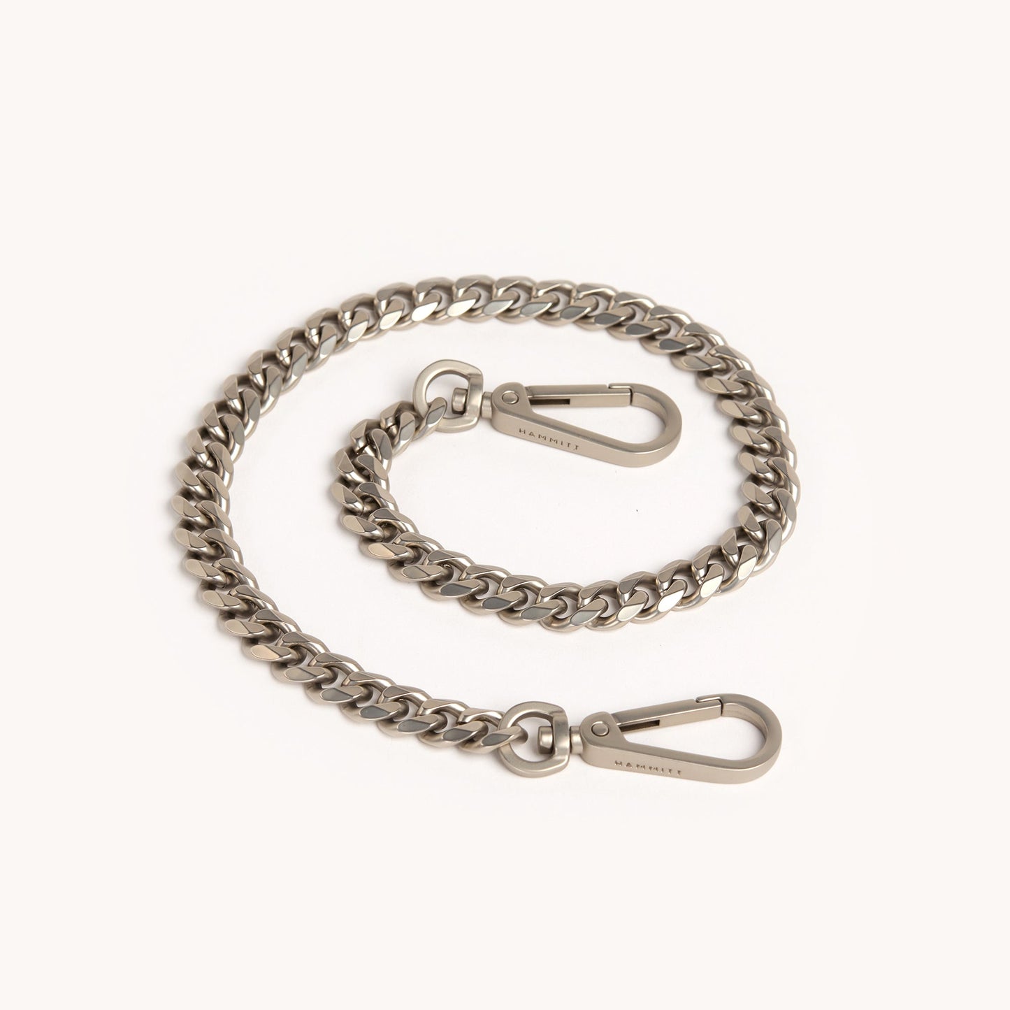 Metal Chain Shoulder Strap | Brushed Silver