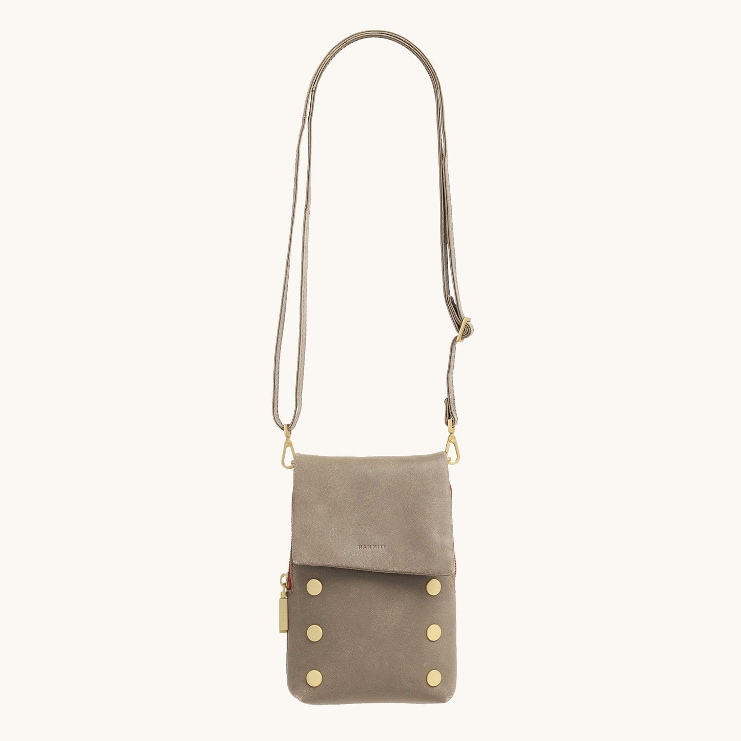 VIP Mobile | Pewter/Brushed Gold Red Zip