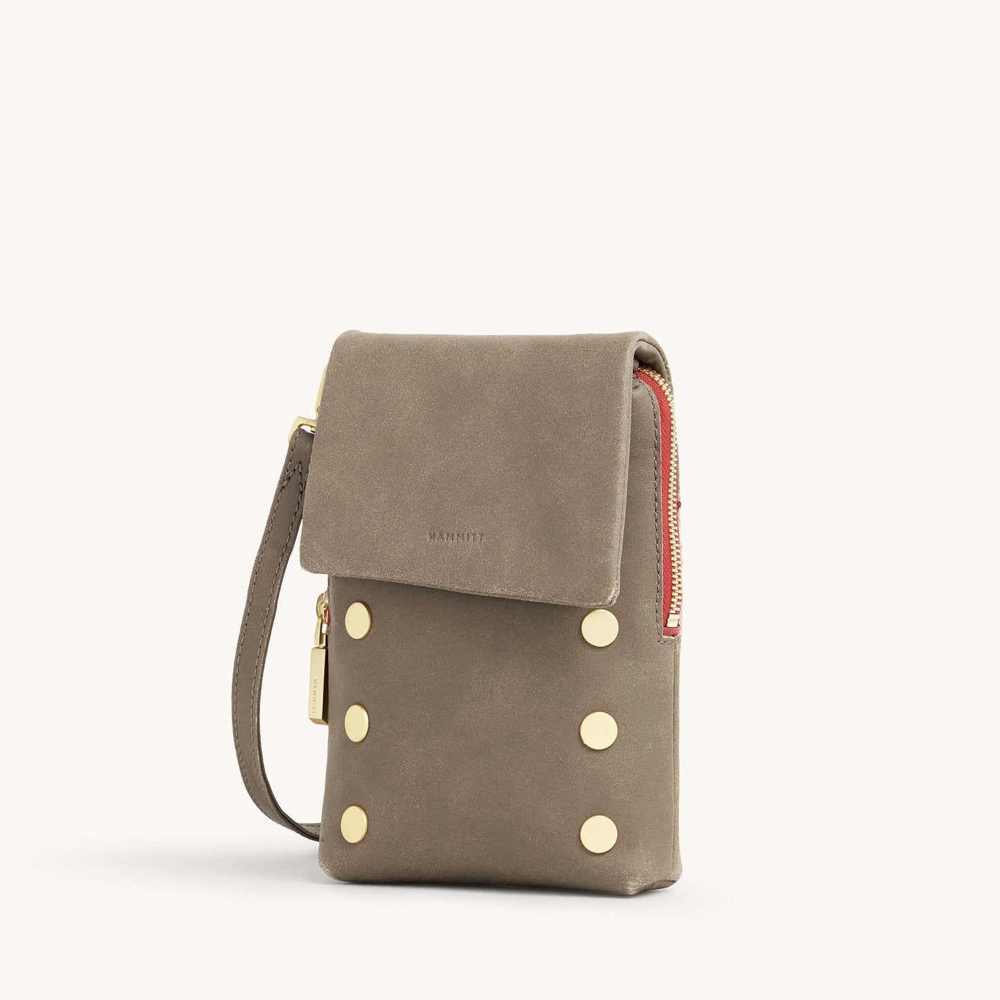 VIP Mobile | Pewter/Brushed Gold Red Zip