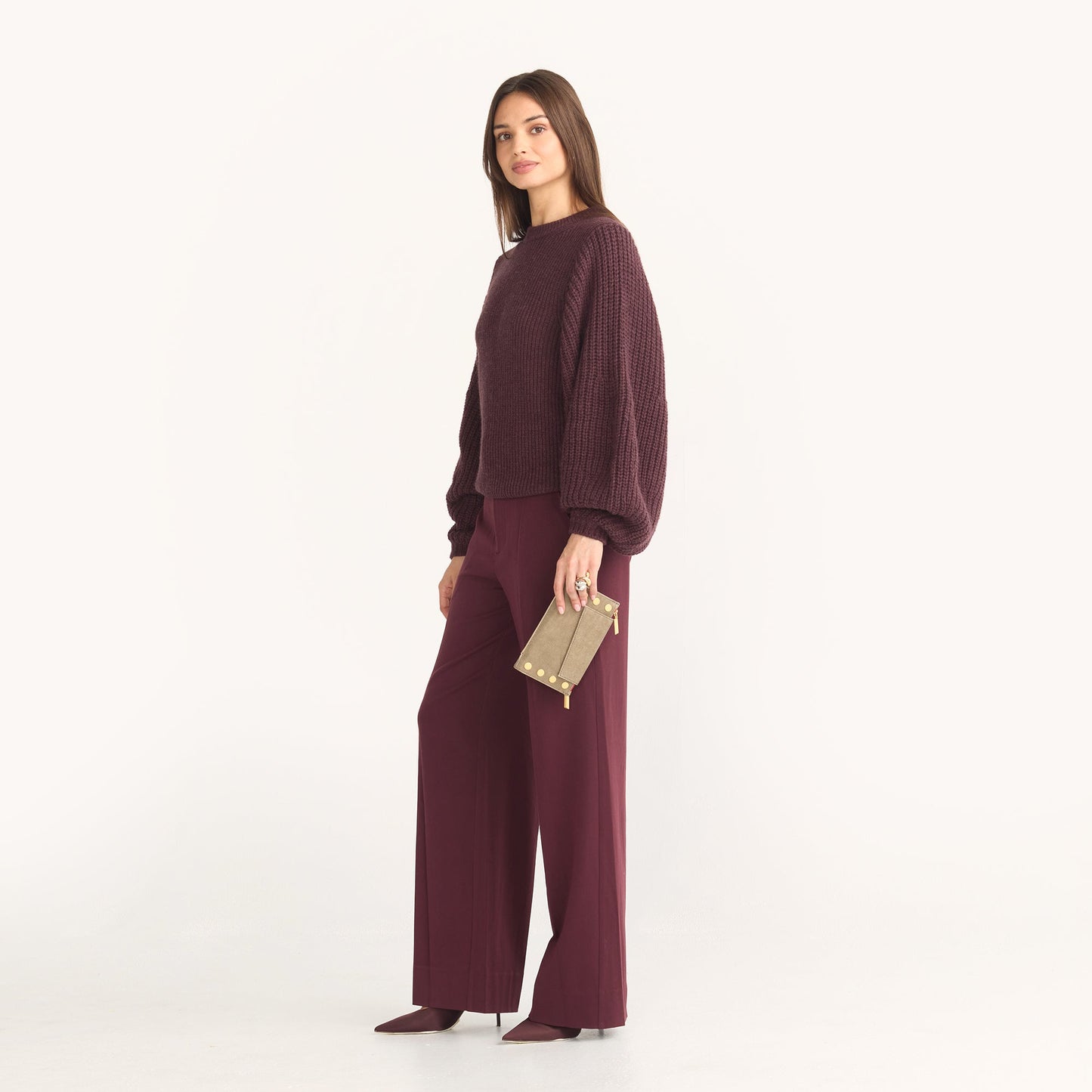 Levy | Pewter/Brushed Gold Red Zip