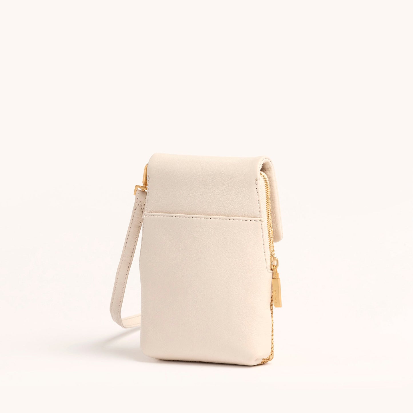 VIP Mobile | Calla Lily White Raffia/Brushed Gold