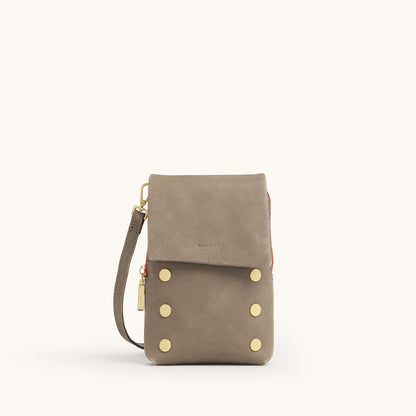 VIP Mobile | Pewter/Brushed Gold Red Zip