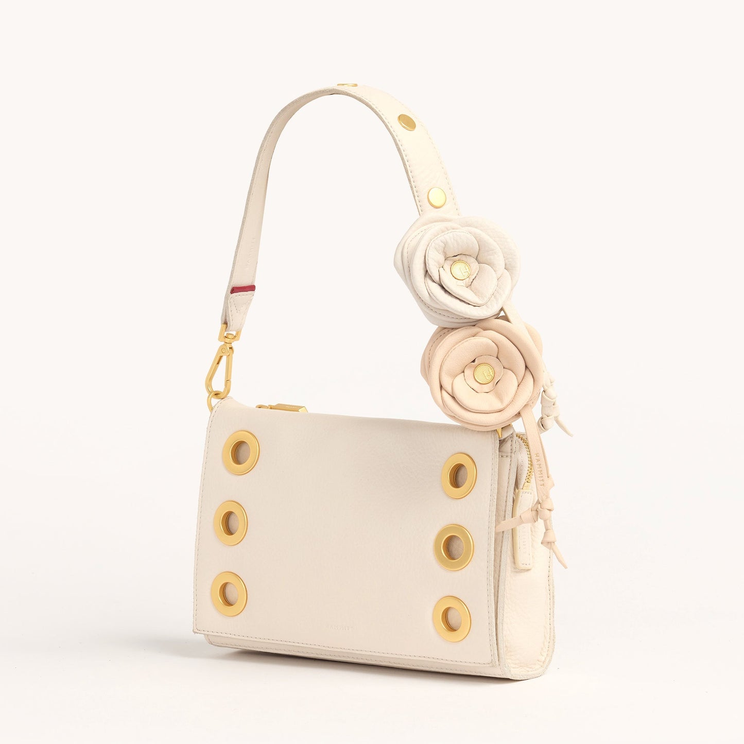 Vince Floral Charm | Calla Lily White/Brushed Gold