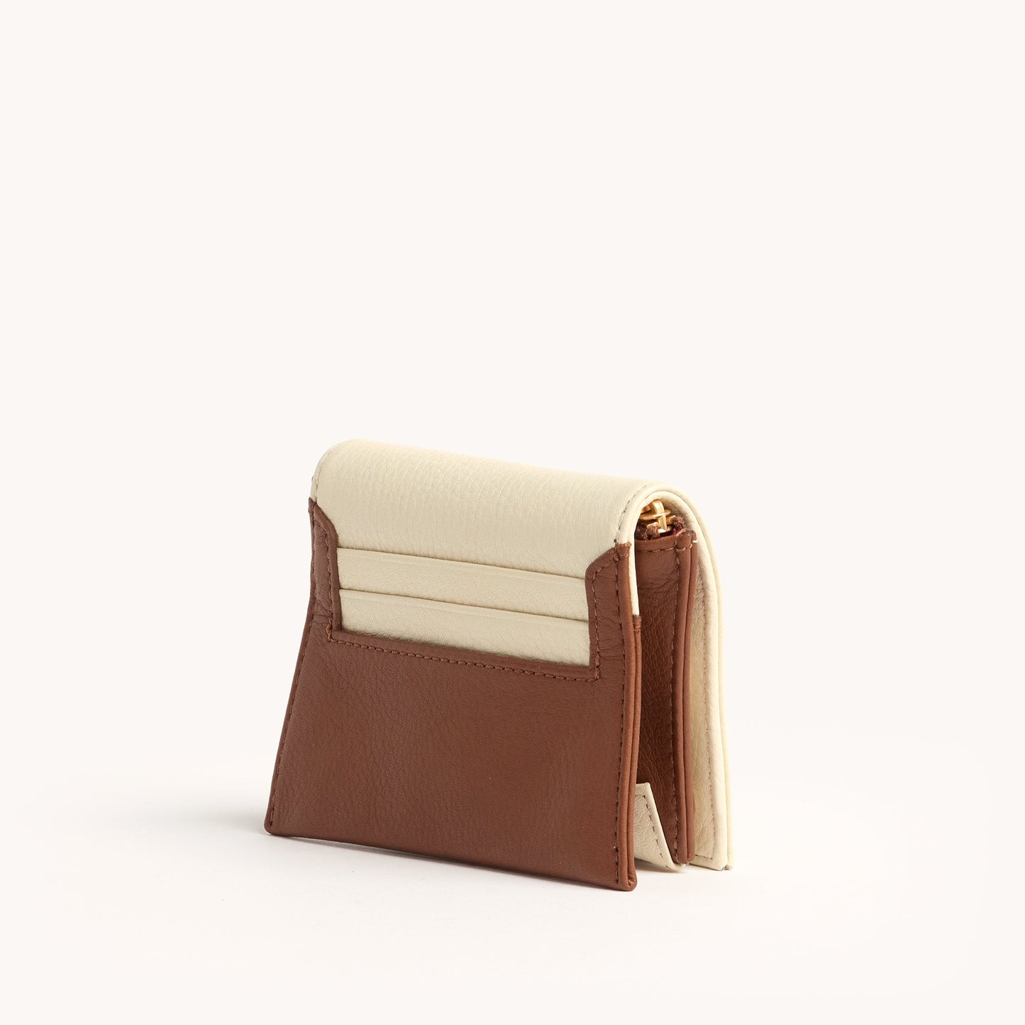 Allen Wallet | Courtyard Cream/Brushed Gold