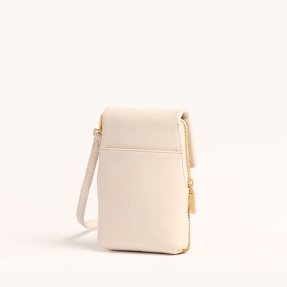 VIP Mobile | Calla Lily White Raffia/Brushed Gold